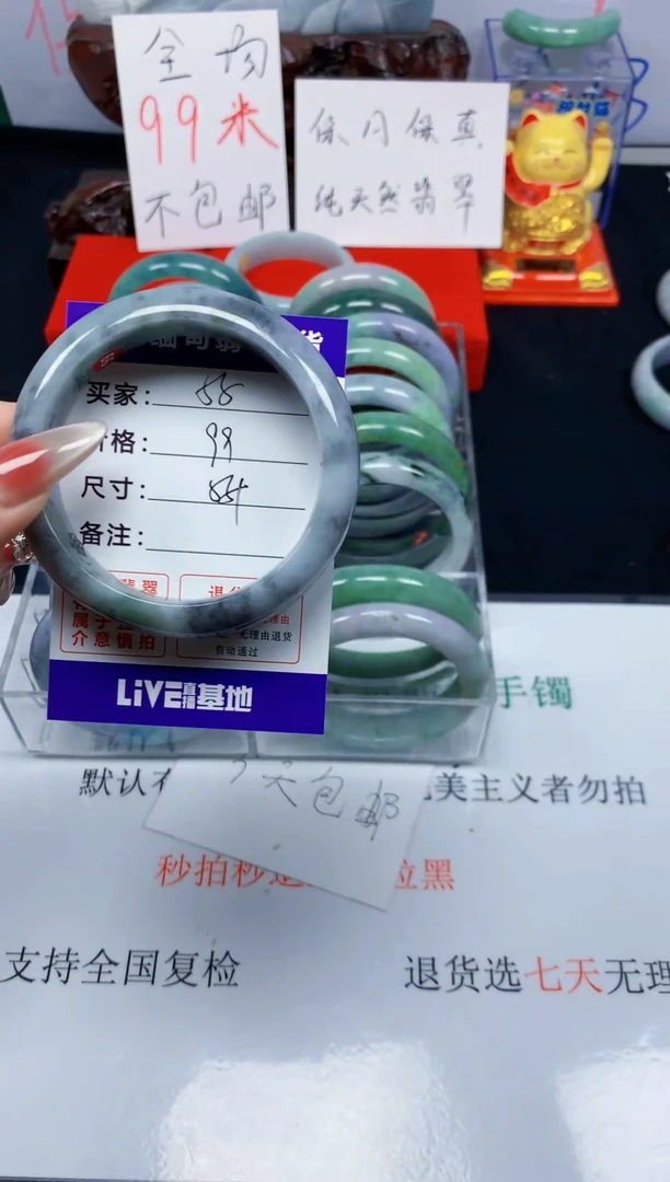 未镶嵌手镯翡翠55