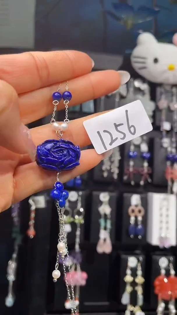 银S925镶嵌耳饰紫晶喜欢拍