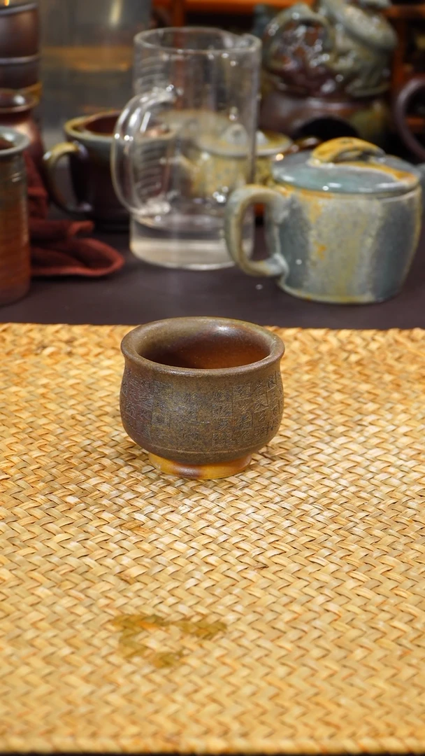 茶壶紫砂纯自然柴烧