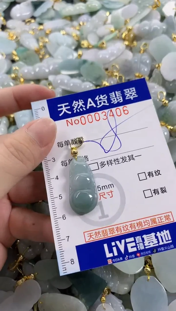 颈饰未镶嵌翡翠天然A货翡翠