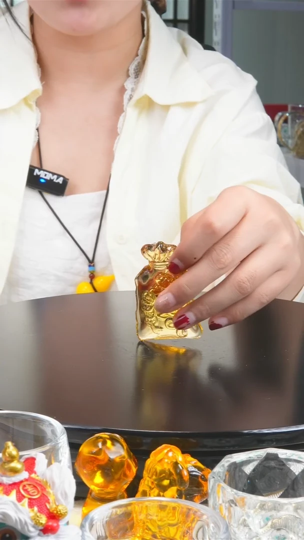 水晶玻璃无手柄款福袋6厘米