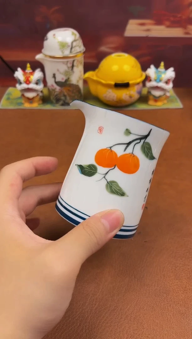 陶瓷茶具摆件旅行套组