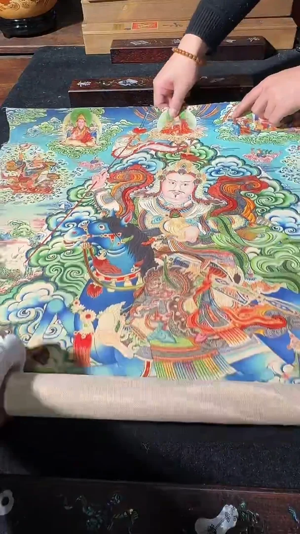 卷轴画藏式珍藏彩绘艺术馆22