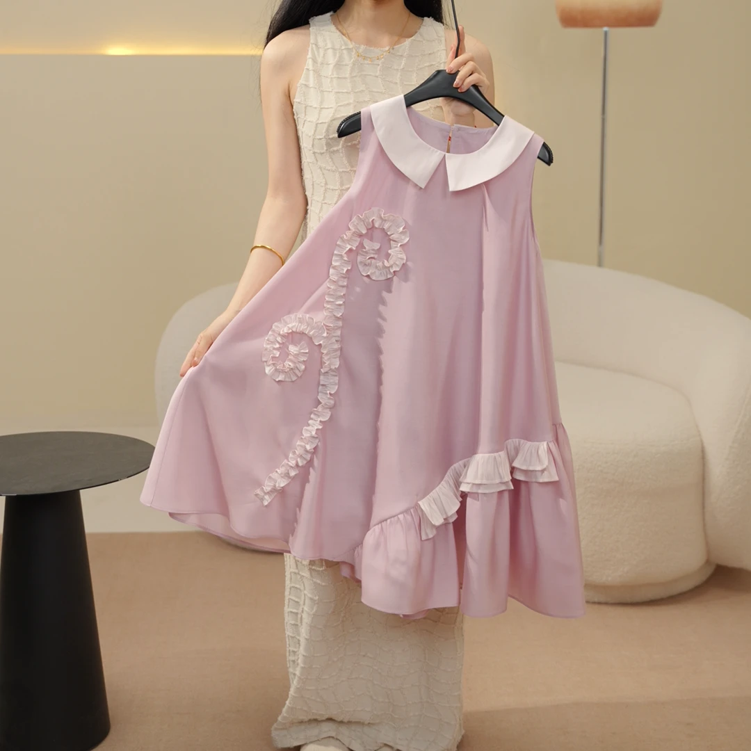 现货 【SEVEN KIDS】T 天丝莱赛尔 2025女童夏季连衣裙  25A1152