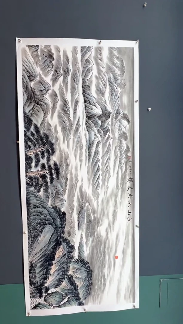 国画江山如此多娇-齐一志老师书画作品