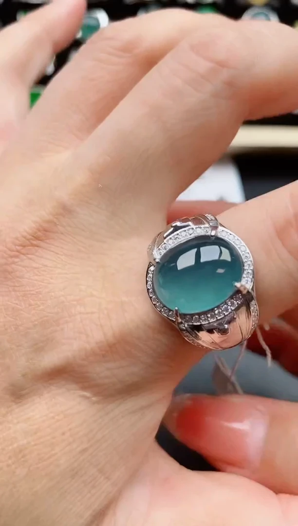 【闪购商品】翡翠戒指银S925镶嵌121212