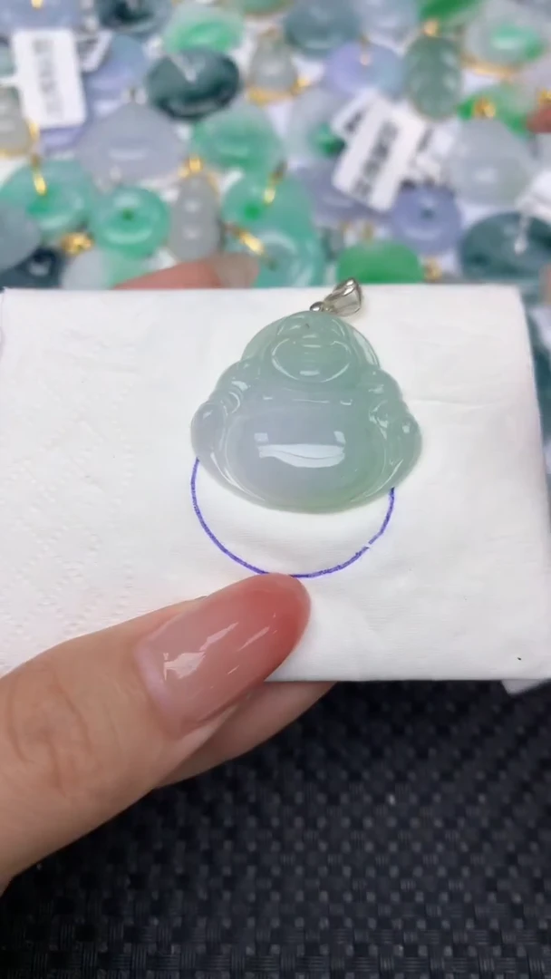 翡翠未镶嵌颈饰天然翡翠a货