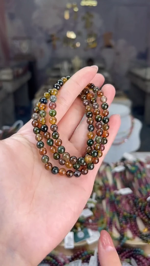 【闪购商品】碧玺/未镶嵌5mm+碧玺多圈多样性发货