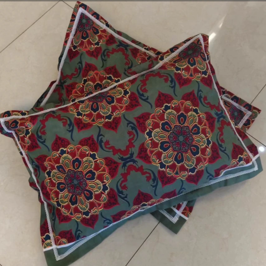 潮流款库奇枕套（一对装）