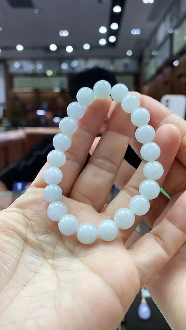 未镶嵌手串翡翠手串8+mm