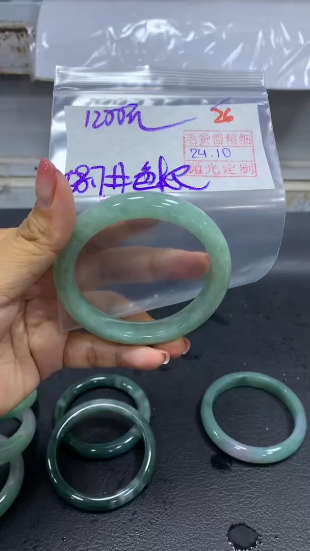 未镶嵌定制翡翠毛货需精细抛光+拍一发一+26