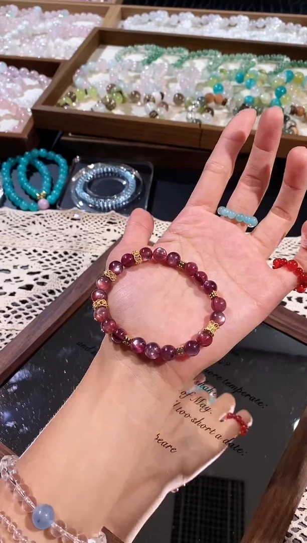 未镶嵌手串水晶紫韵/多样性发一