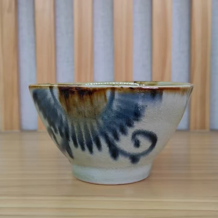 【单支】日本进口安南唐草饭碗