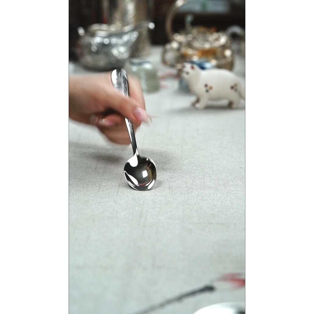 古悦足银999勺子