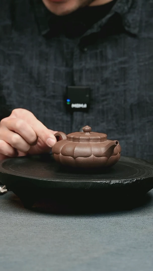 【闪购商品】紫砂茶壶五堂 莲台居士