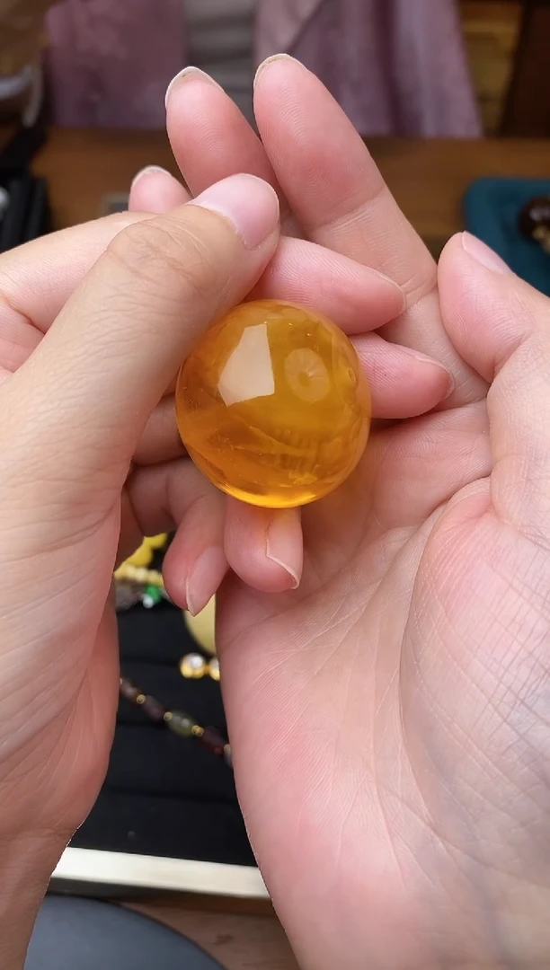 琥珀颈饰未镶嵌蜜蜡吊坠