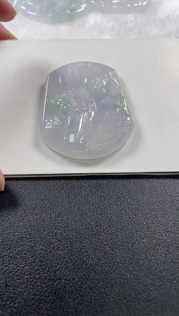 未镶嵌挂件翡翠国****观音牌/多样性发其一配绳@CP