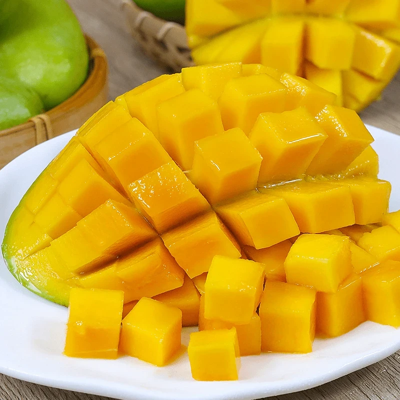 【放软食用】正宗广西青皮金煌芒新鲜水果软糯香甜核薄肉厚净重5斤