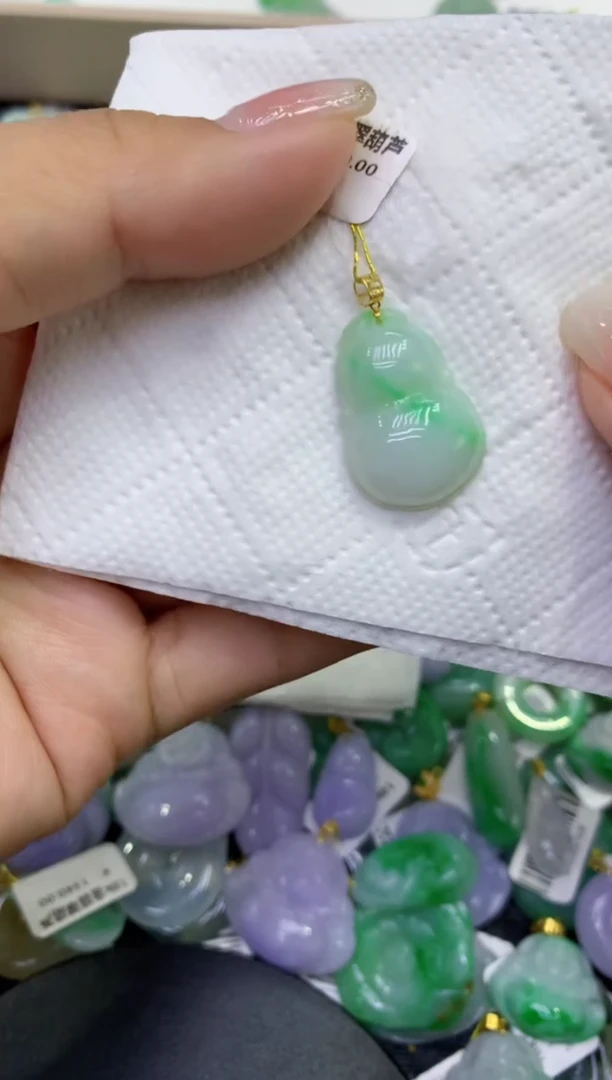 颈饰未镶嵌翡翠天然缅甸A货翡翠