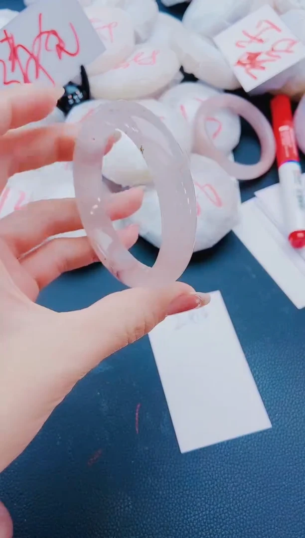 未镶嵌手镯石英质玉L160-57-58