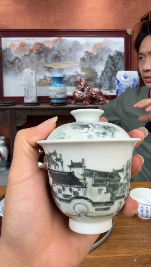 吴义松陶盟手工手绘陶瓷编码：4677