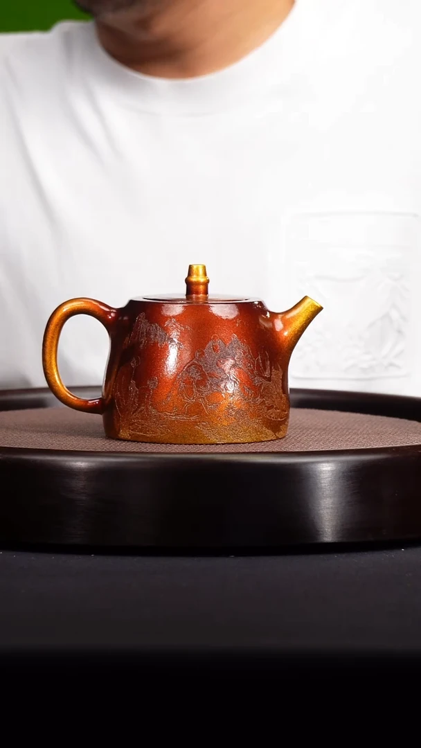 茶壶紫砂 宜兴紫砂原矿壶