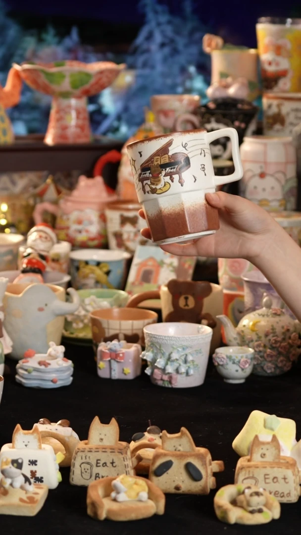 其他陶景德镇釉下彩手绘设计师款陶瓷