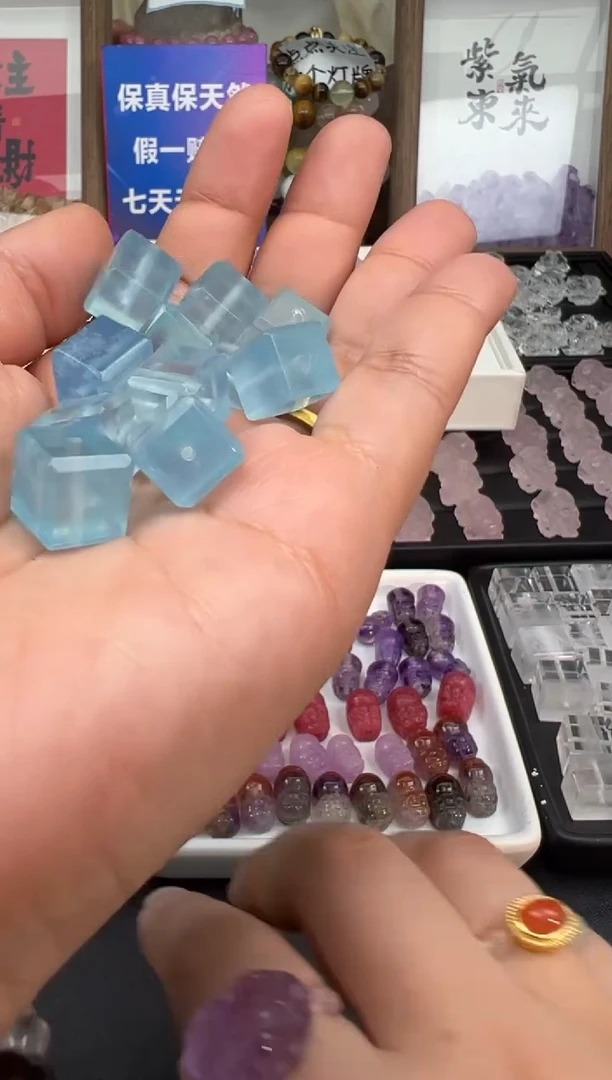 【闪购商品】海蓝宝石裸石未镶嵌46a样性发其一/3.8/1个
