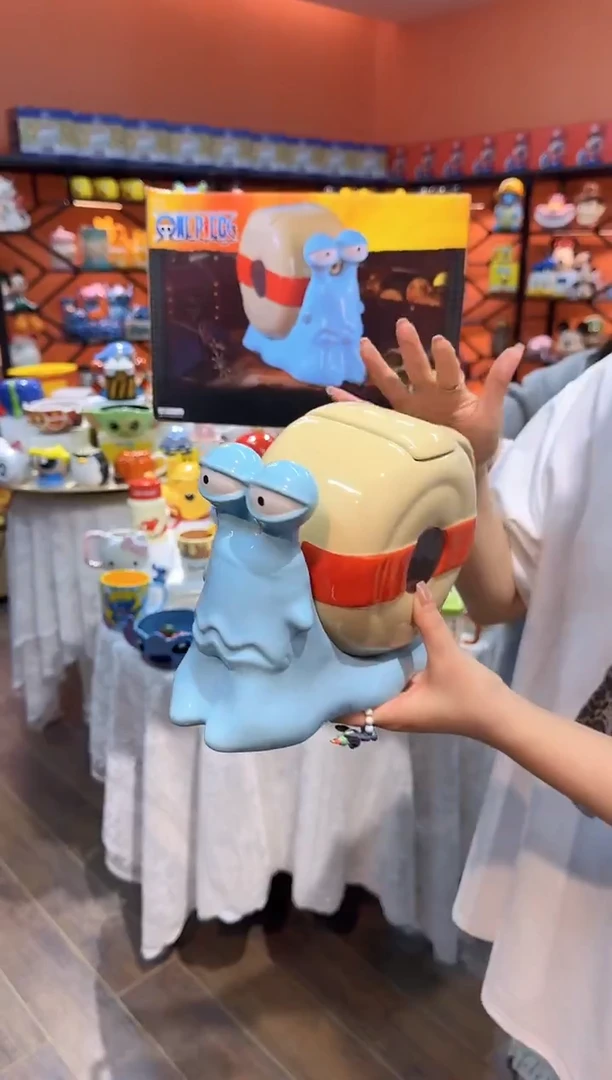 瓷片@@海贼王电话虫水壶（礼盒）