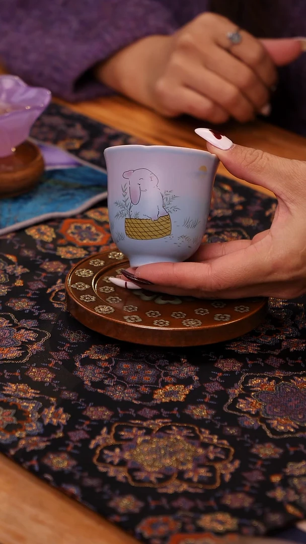 【闪购商品】小兔子高足主人杯