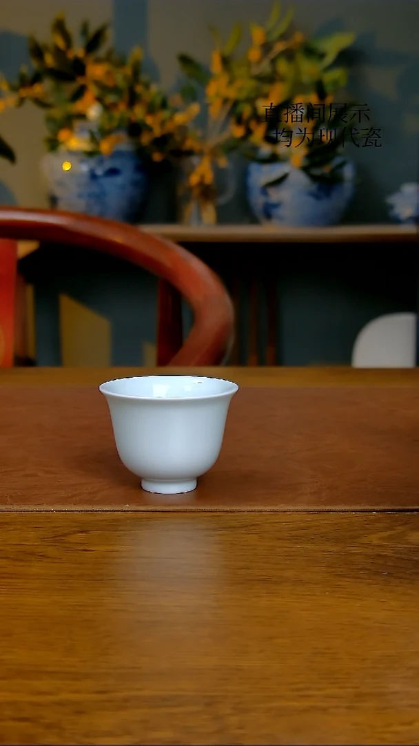 其他纯白胎铃铛杯（柴窑）