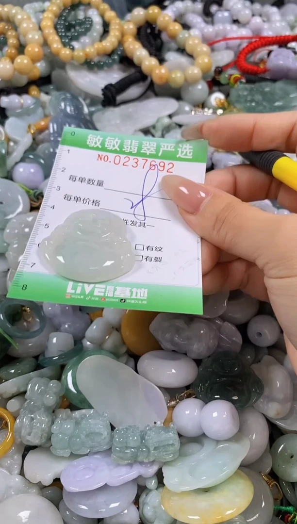 翡翠未镶嵌颈饰闪购0237692