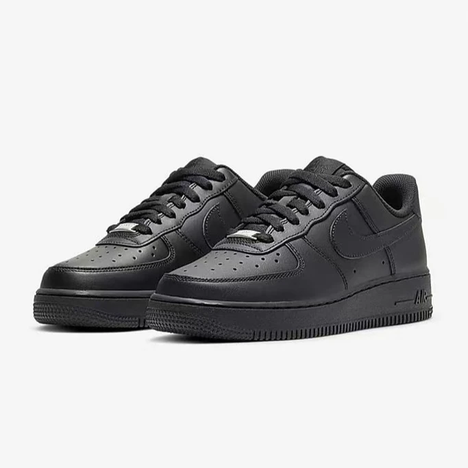 耐克/NIKE女子黑色空军一号AirForce1AF1运动板鞋 DD8959001 #HB
