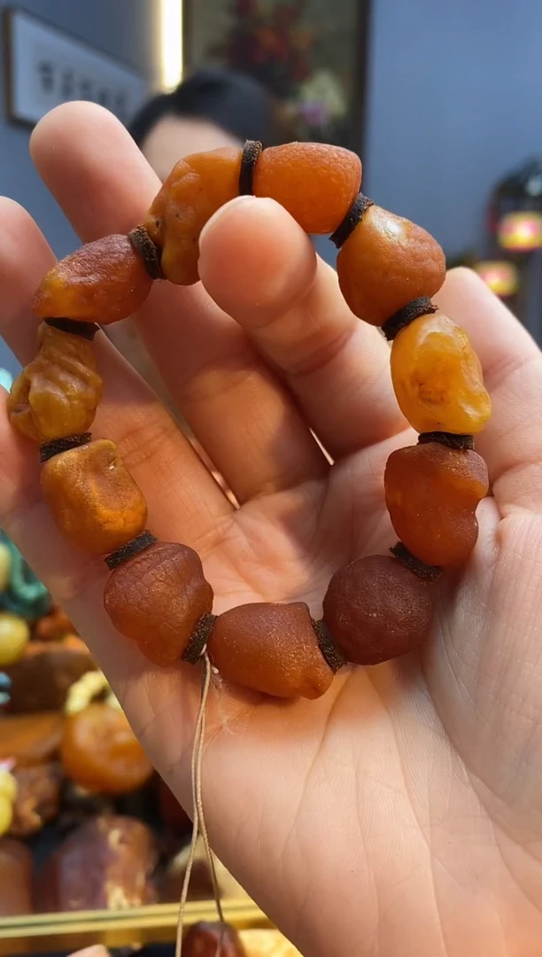 未镶嵌琥珀手串手串