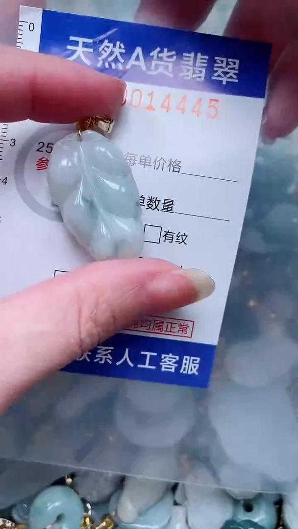 翡翠未镶嵌吊坠(不含链)1