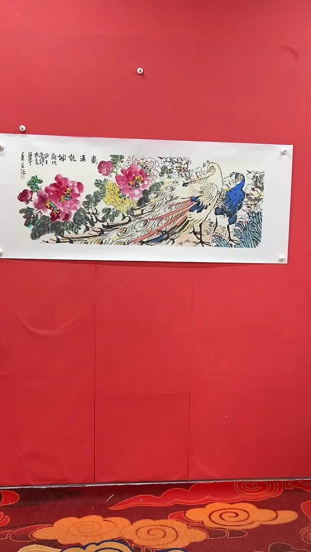 国画栾长征 手绘国画