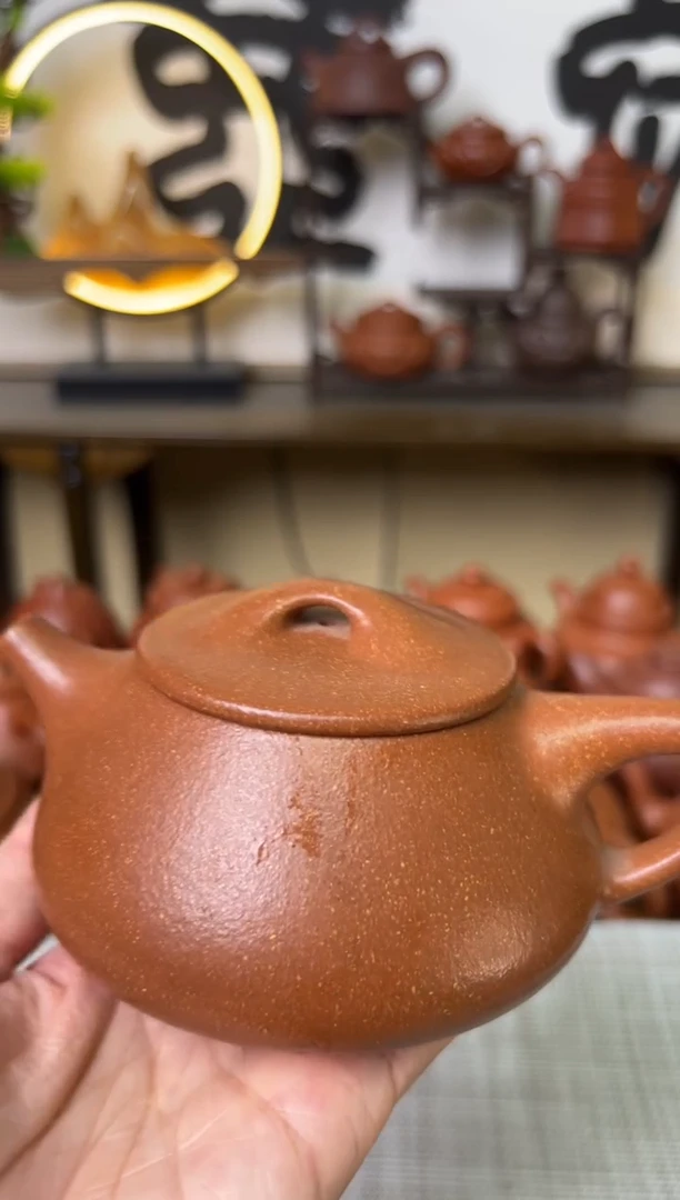 茶壶紫泥原矿景州石瓢黄降坡260cc