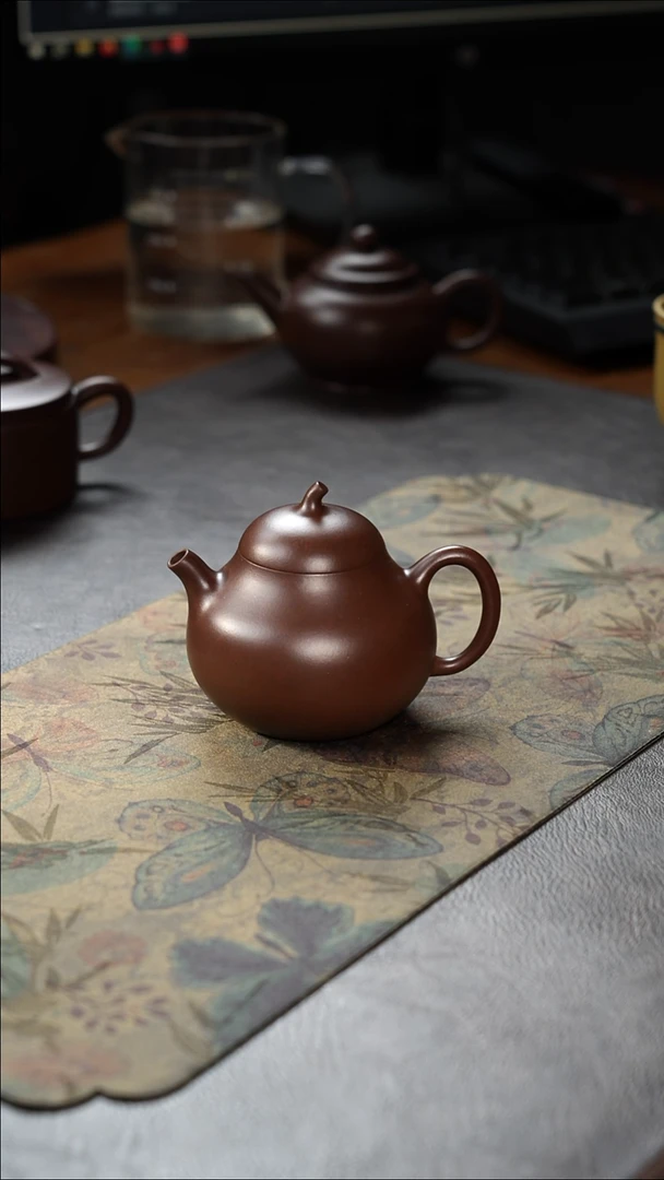 茶壶紫砂茄瓜紫泥180cc