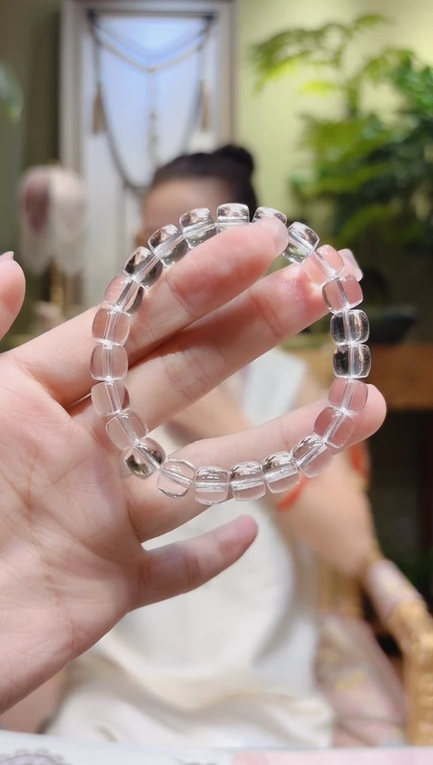 【闪购商品】水晶手串未镶嵌精工直切白水晶手串