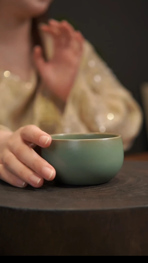 杯子禅定杯 汝州原产地  原矿老釉