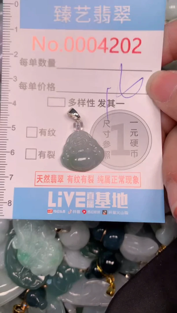 吊坠(不含链)未镶嵌翡翠4202