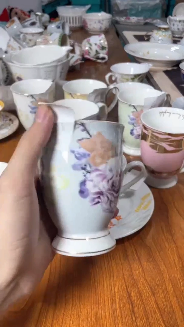 瓷片微瑕骨瓷咖啡杯清仓！！！05