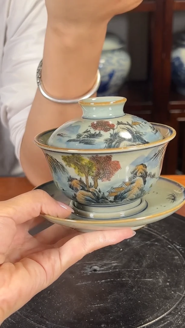 摆件景德镇陶瓷-陈茗博柴窑专场89