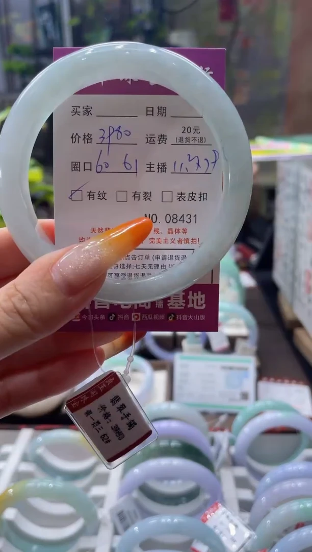 未镶嵌手镯翡翠8431****
