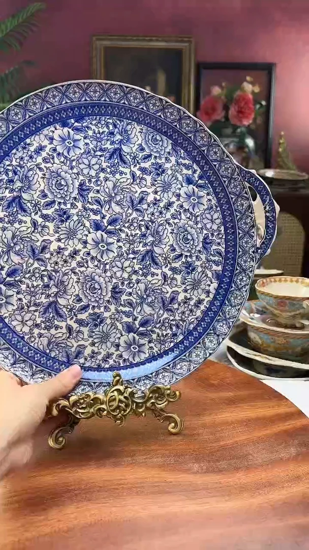 瓷游礼家居 圆 托盘 34cm