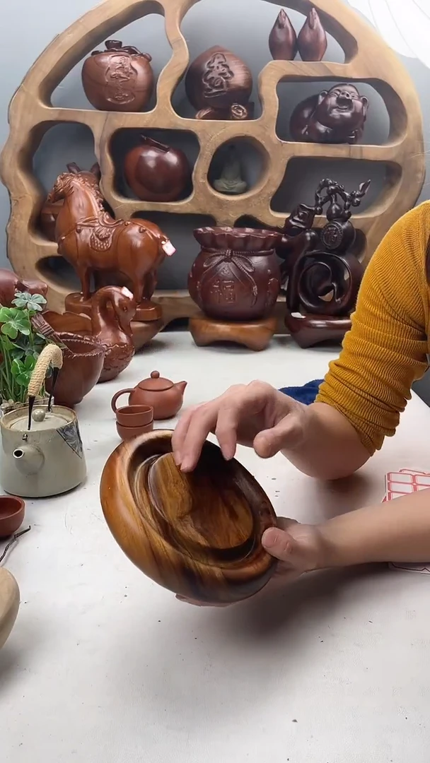 香樟木A19微瑕底座/尺寸16*14*3