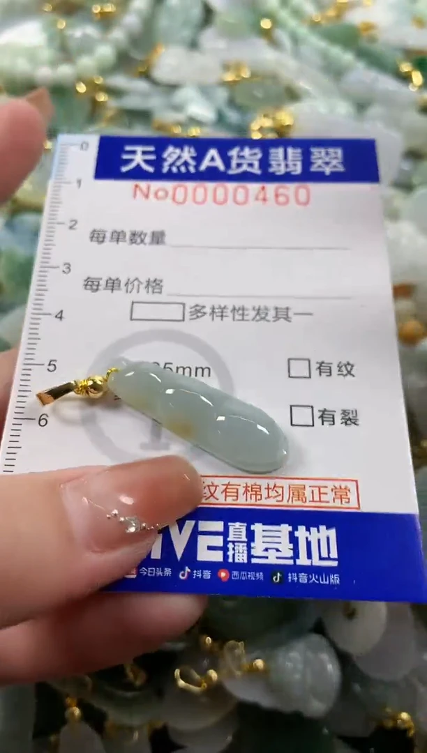 颈饰未镶嵌翡翠天然A货翡翠
