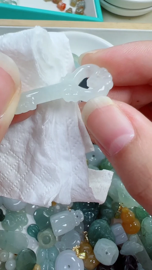 散珠翡翠275号链接，A货翡翠