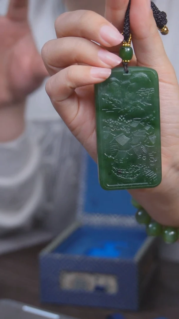 未镶嵌和田玉挂件LUCS-08