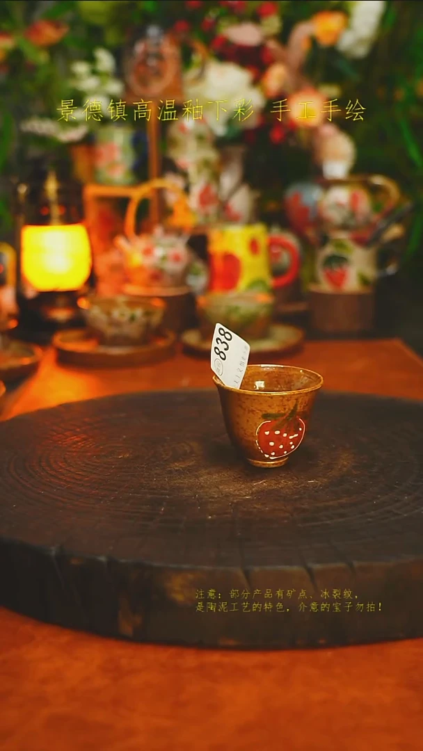 白沙素简陶瓷手作838